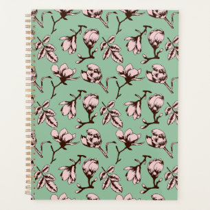 Motif sans couture avec bourgeons floraux des arbr