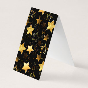 Motif sans couture avec des étoiles dorées