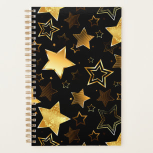 Motif sans couture avec étoiles d'or