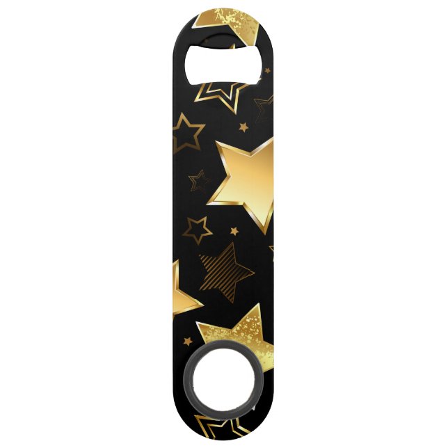 Motif sans couture avec étoiles d'or (Devant)