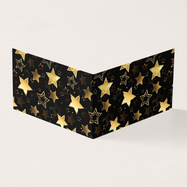 Motif sans couture avec étoiles d'or (Outside)