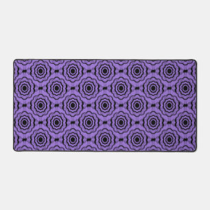 Motif sans couture de fleurs noir violet