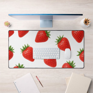 Motif sans couture de fraises Mignon fruit rouge