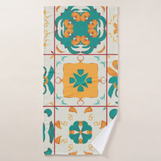 Motif sans couture de l'abstrait 9 tilesarabe, a