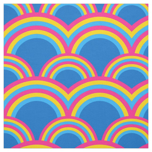 Motif sans couture en tissu arc-en-ciel (Échantillon)