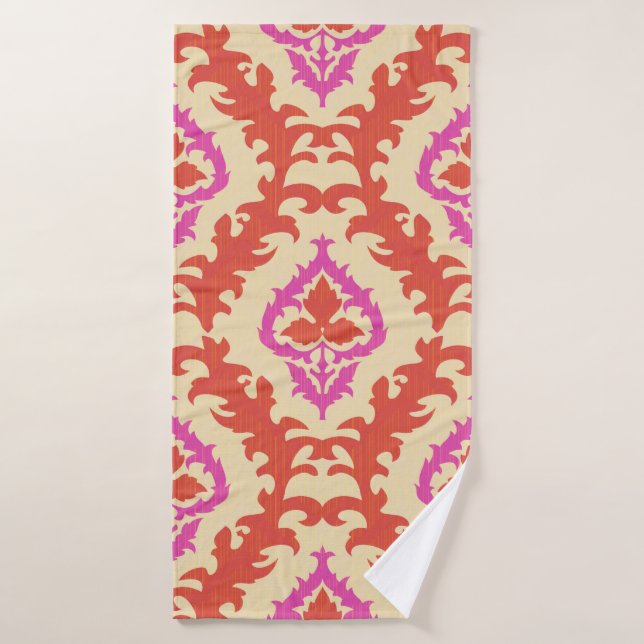 Motif sans fil ornemental avec le centre tradition (Serviette de bain)