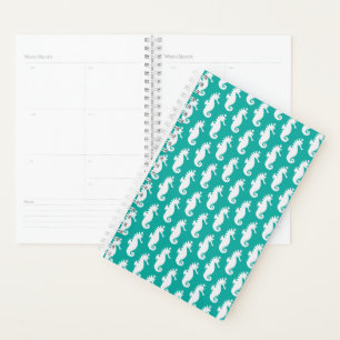 Motif Seahorse turquoise