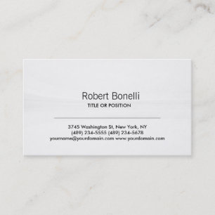 Motif simple gris clair Carte de visite moderne