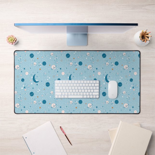 Motif Sky & Space bleu (Bureau 1)