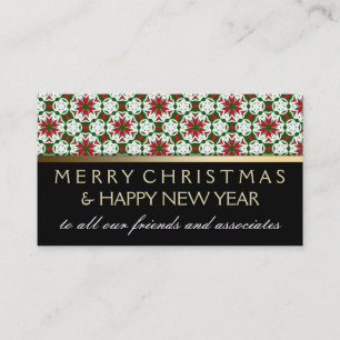 Motif Snowflake   Mini cartes de voeux de vacances
