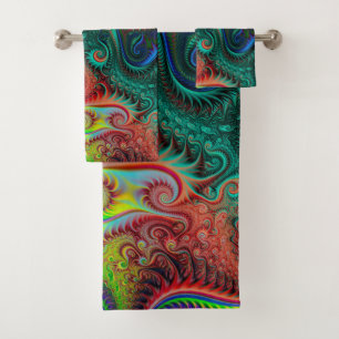 Motif spiral coloré Abstrait