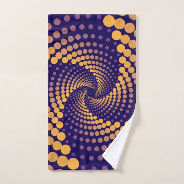 Motif spiral Vortex (Serviette à main)