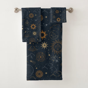 Motif Stars & Planètes