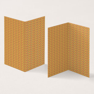 Motif symétrique orange, jaune et marron w
