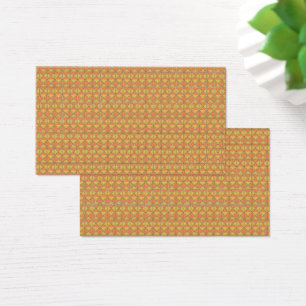 Motif symétrique orange, jaune et marron w