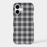 Motif tartan simple en gris