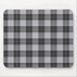 Motif tartan simple en gris mousepad<br><div class="desc">Einfaches Tartan Muster in Grau Meine eigene Kreation,  basierend auf den ursprünglichen Mustern aus Schottland.</div>