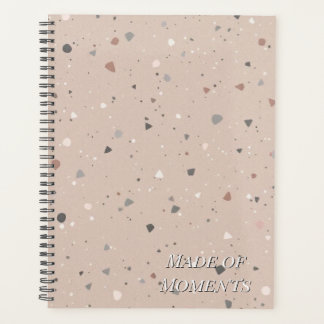 Motif Terrazzo Texturé | Élégance Mousse de Mocha