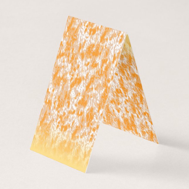 Motif textile présentant une gol et orange vibrant (Back)