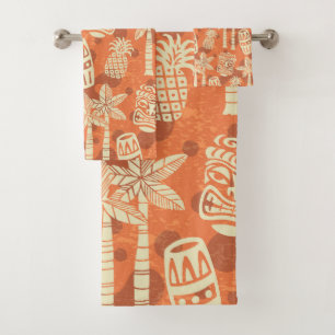 Motif Tiki Rétro Moderne du Milieu du Siècle