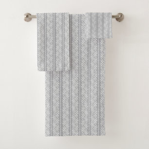 Motif tiré par la main gris de Chevron