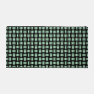 Motif Tissé Vert Noir