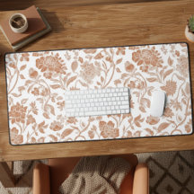 Motif Toile en Terracotta Florale