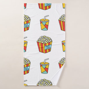 Motif transparent et lumineux avec nourriture pour