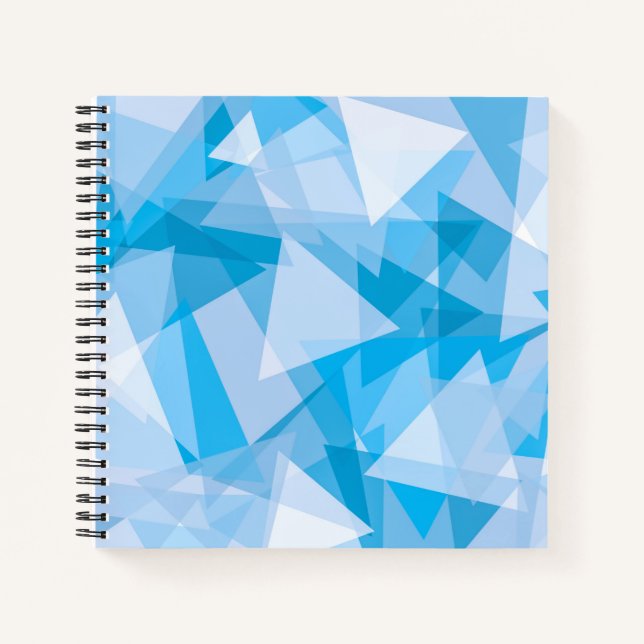 Motif triangle géométrique Abstrait | Carnet (Devant)