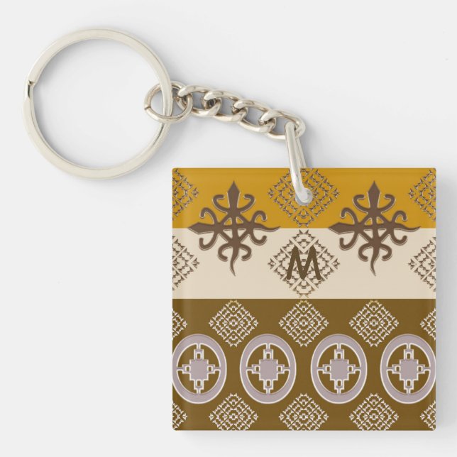 Motif tribal africain ethnique. Adinkra. (Devant)