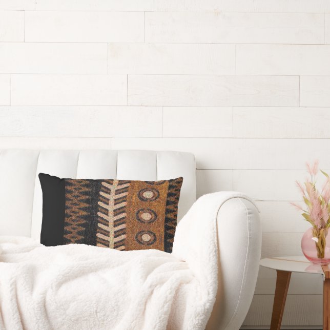 Motif Tribal Afrocentrique Lancer Oreiller (Canapé)