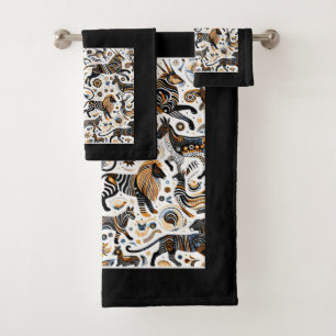 Motif Tribal Animaux Africains Tribu