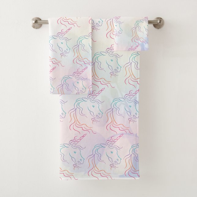 Motif tribal de licorne d'arc-en-ciel (En situation)