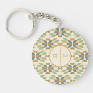 Motif tribal extérieur d'étape du monogramme