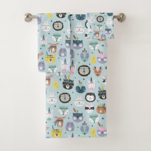 Motif tribal mignon de visage