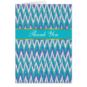 motif turquoise et Amethyst iKat ZigZag