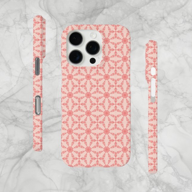 Motif unique, Saumon rose et pâle, Coque cellulair (Original abstract pattern designed for iPhone Case-Mate. Available for all device models. )