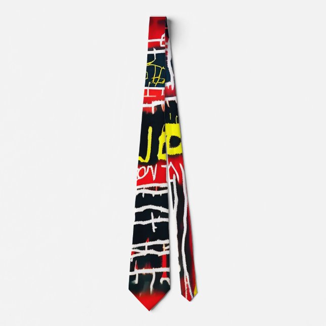 Motif urbain graffiti Cool Street Style Cravate ha (Devant)