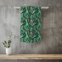 Motif vert et gris