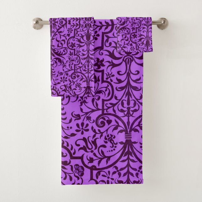 Motif victorien violet (En situation)