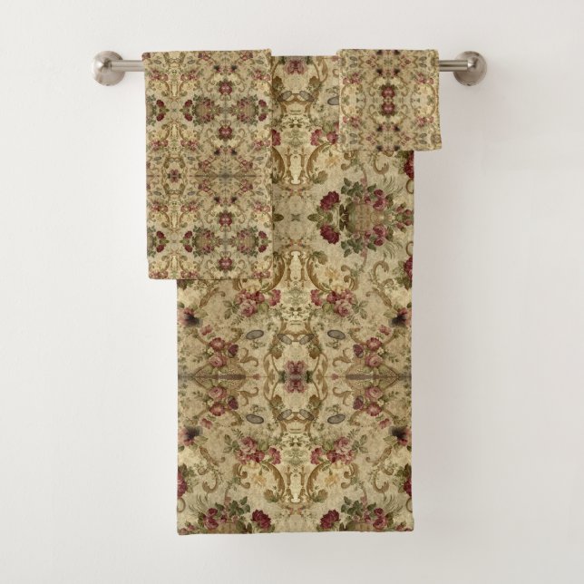 Motif vintage Beige Bourgogne (En situation)