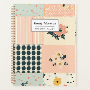 Motif vintage en écorce de fleurs - Pastel (1)