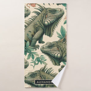 Motif vintage Iguana