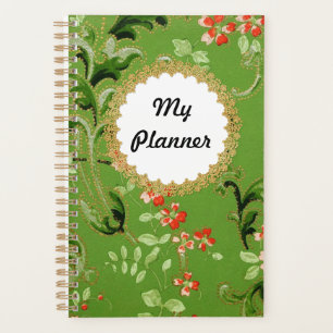 Motif Vintage vert Floral