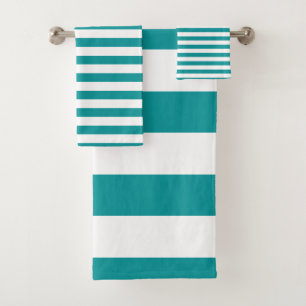 Motif viridien moderne vert et blanc rayé