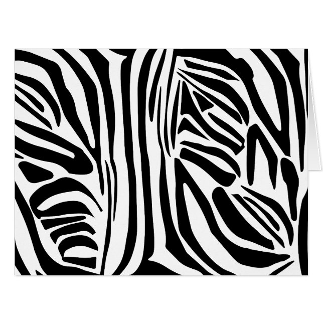 Motif zèbre (Devant horizontal)