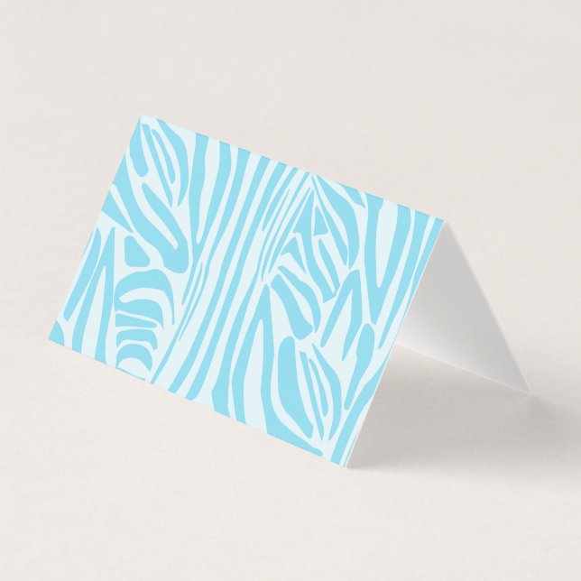 Motif Zèbre Bleu (Front)