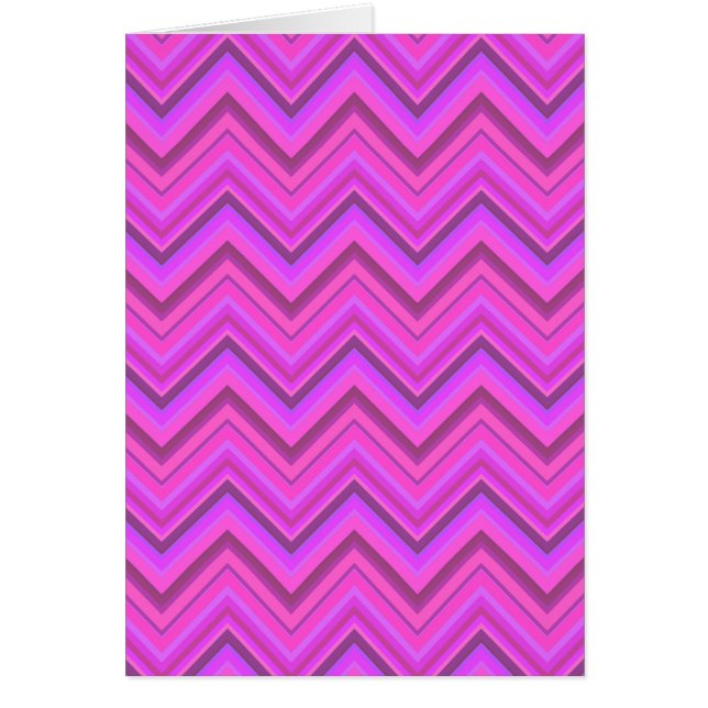 Motif zigzag à rayures roses (Devant)