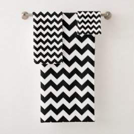 Motif Zigzag noir et blanc, Motif Chevron