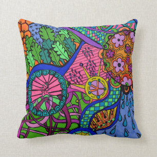 Motifs d'amusement ! coussin frais quotidien